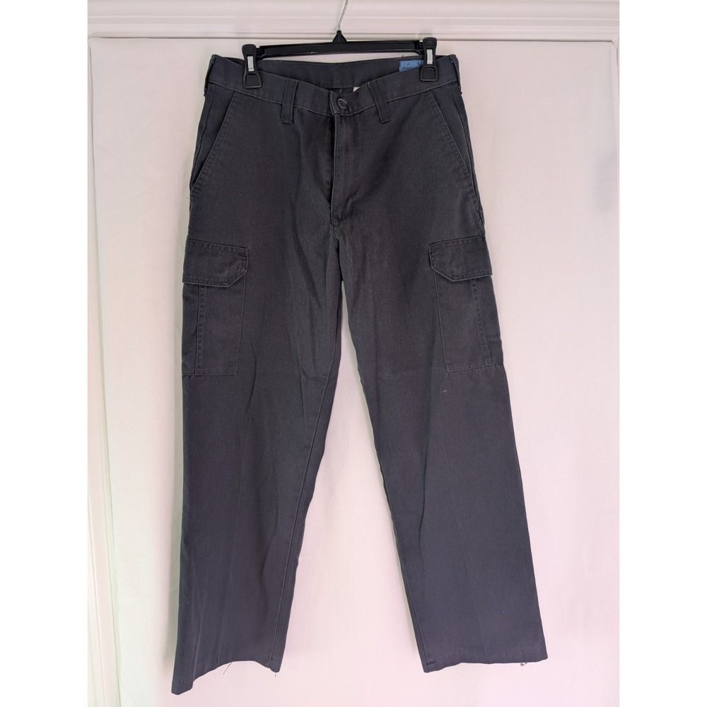 Cintas Work Pants Comfort Flex Charcoal Gray Cargo 29x29 #270-33